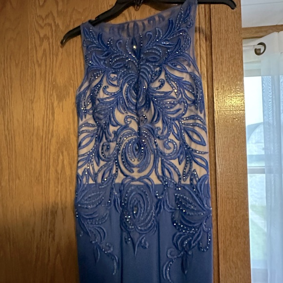 Blue Prom Dress - Picture 3 of 4